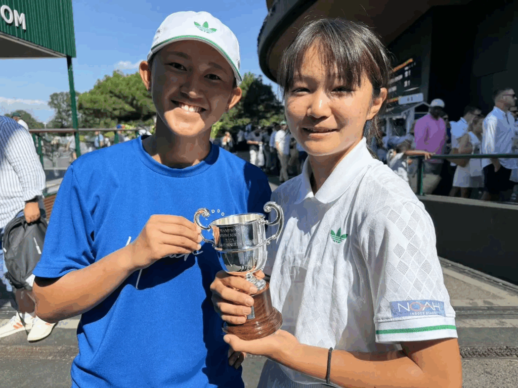 １３歳宮澤紗希乃がウィンブルドン(女子U-14)で初優勝！